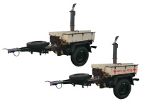 NPE Modellbau NA88303 - H0 Feldküche FKÜ 180/72 - DRK (2 Stück)